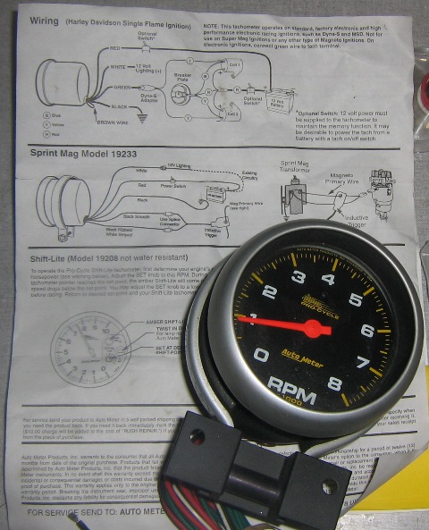 Auto meter/mini gauges RPM