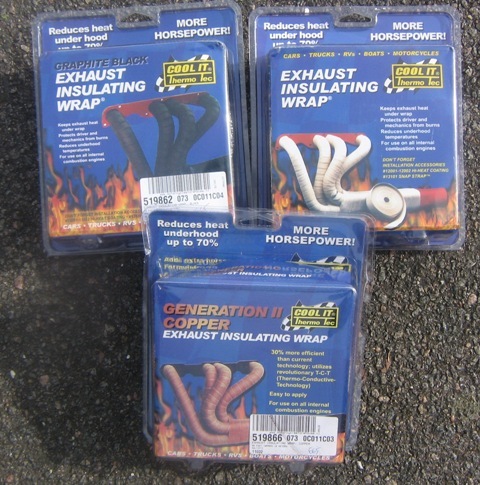 exhaust insulating wrap