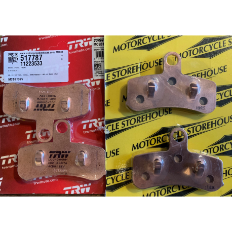 BRAKE PADS, FRONT 08-11 Dyna/softail