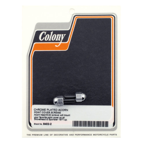 COLONY POINT COVER SCREWS, ACORN STYLE